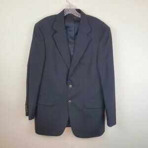Oscar de la Renta 2-button notch lapel blazer